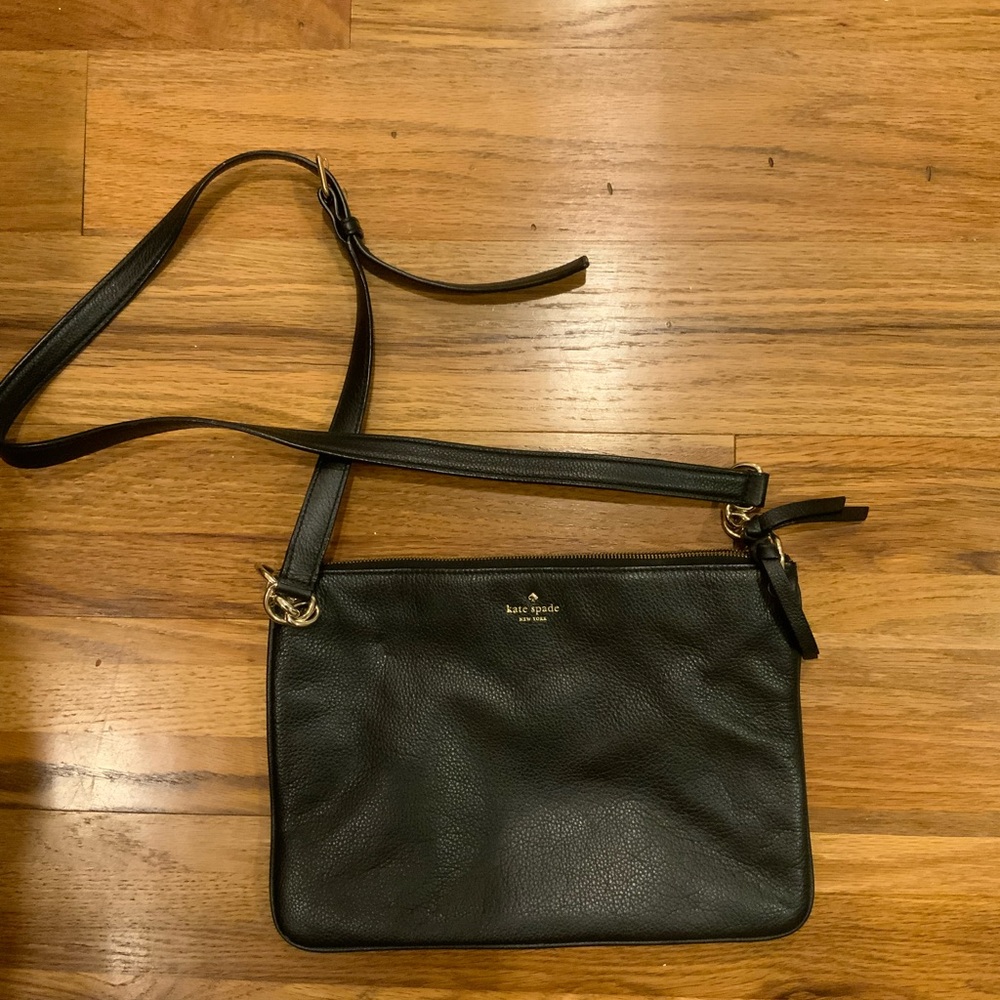 Kate Spade Pebbled Leather Black Purse.